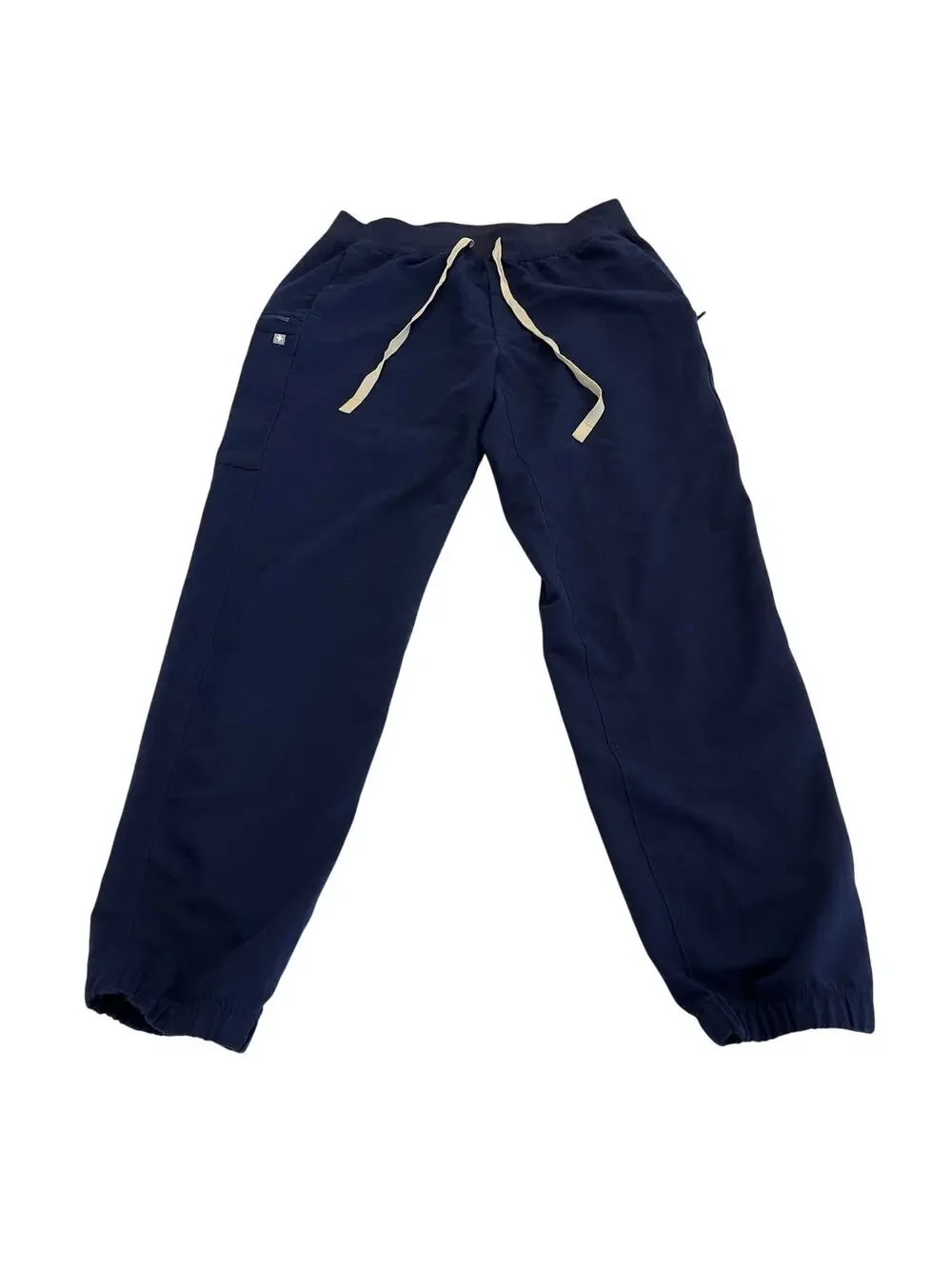FIGS Double Utility Cargo Limited Ed Jogger Scrub Pants Navy Size Medium